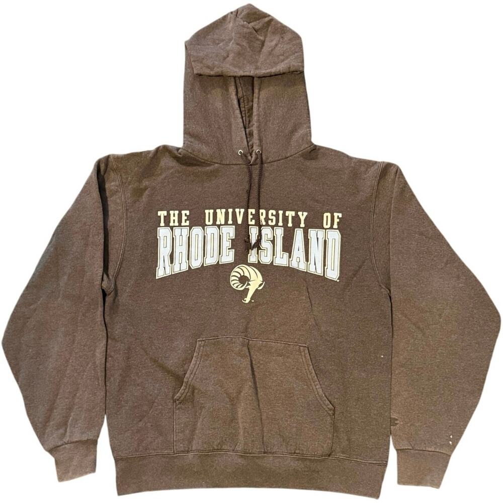 University of Rhode Island Rams Champion Eco Fleece Hoodie Adult Medium